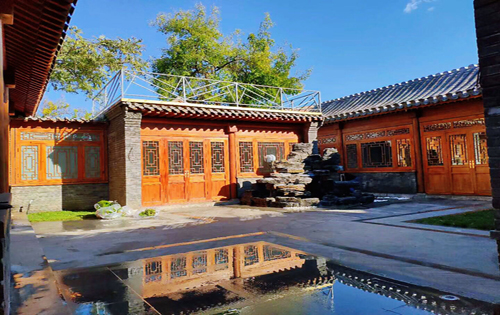 安定门四合院内景